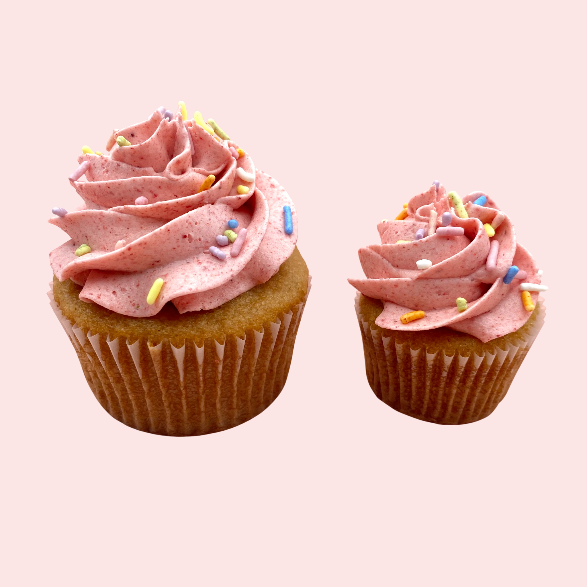 Classic Vanilla with Strawberry Buttercream